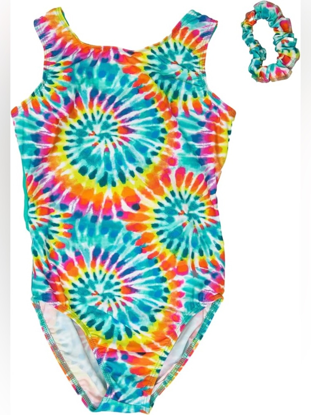 New Destira split back free spirit gymnastics leotard size child medium